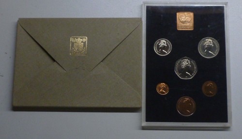 UK Official Royal Mint Proof Coin Year sets 1971 - 1982 Flat Pack type see menu - Picture 13 of 25