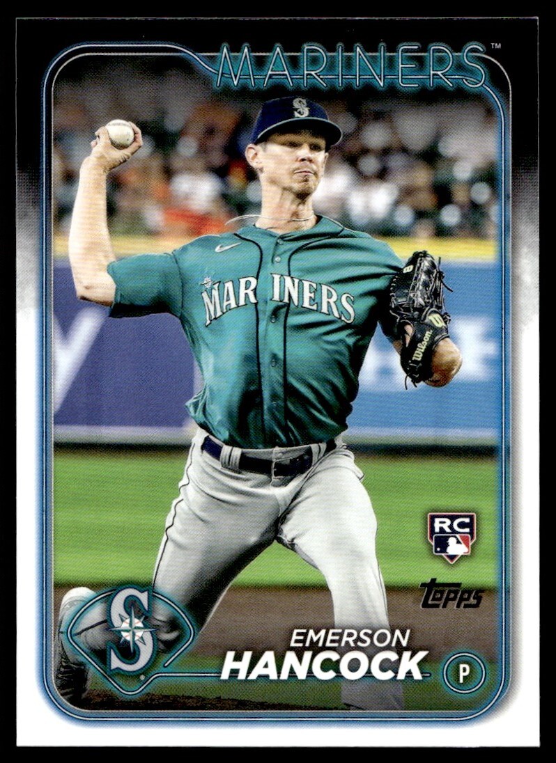 2024 Topps Series 1 Emerson Hancock Rookie A47 Seattle Mariners #39