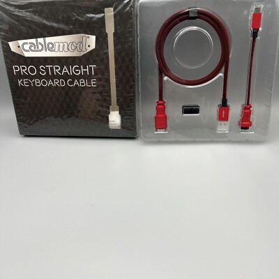 CableMod Pro Straight Keyboard Cable Republic Red USB A -USB Type C 150cm M1984