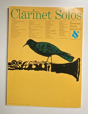 Everybody's Favorite Series No.28 Clarinet Solos With Piano Accompaniment