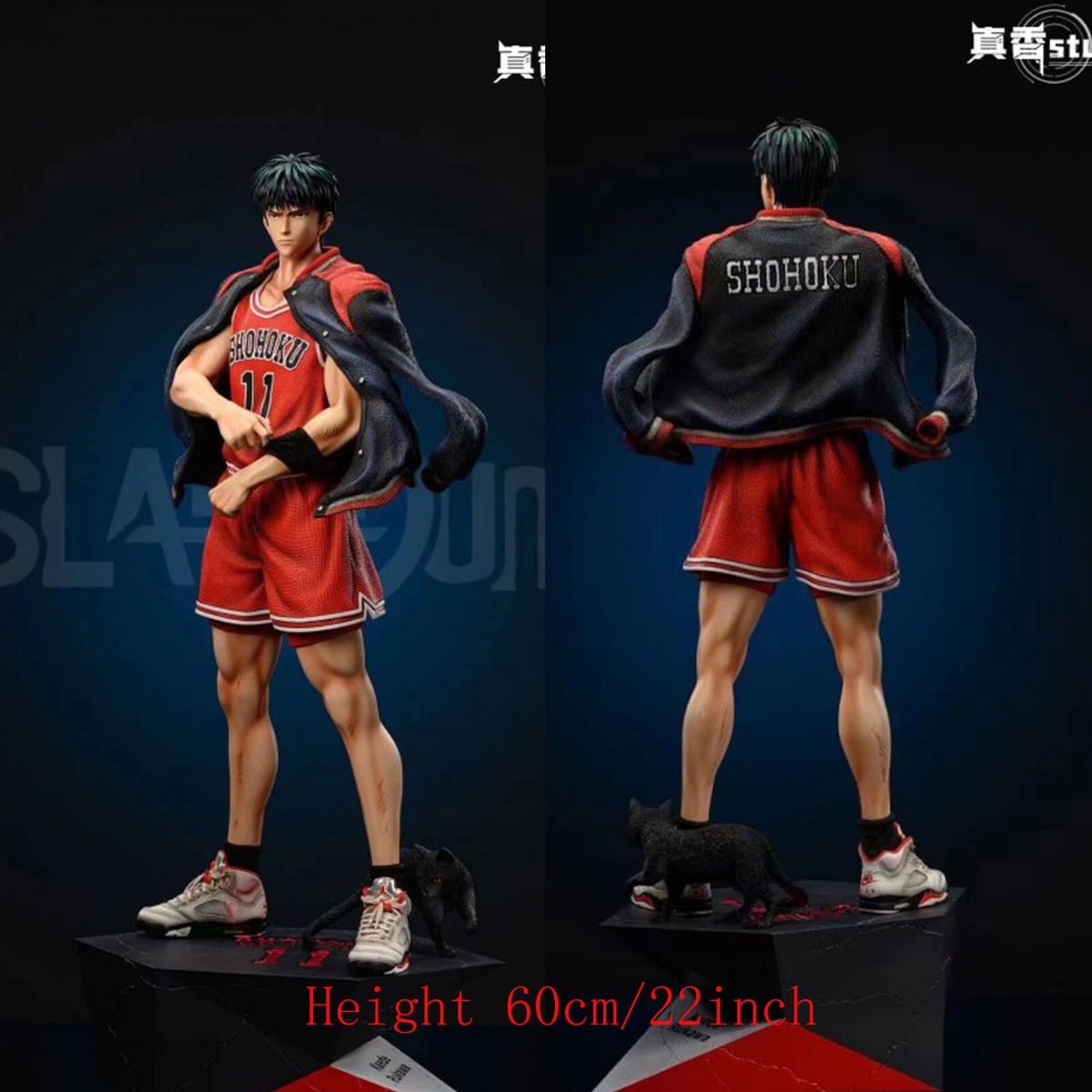 ZX Studio Rukawa Kaede 1/4 Resin Painted Statue GK Model ZX Studio Rukawa Kaede 1/4 Resin Painted Statue GK Model