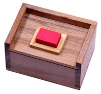 Logoplay Der Rote Stein - 3D Puzzle - Knobelspiel Im Holzkasten