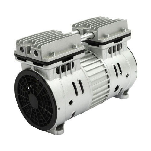 Pompa Aria 550W Senza Olio Compressore Pompa Vuoto Testa Piccola Aria Muta 125L/min 4,5CFM - Foto 12 di 17