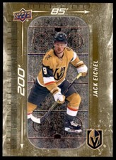 Jack Eichel 2023-24 Upper Deck Series 1 200' x 85' Gold RC #DM-68 Vegas Golden