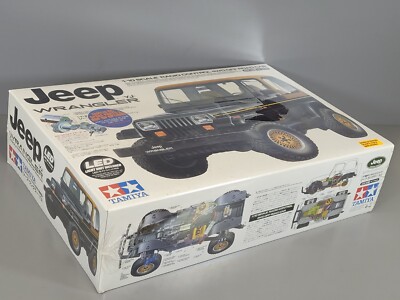 New Tamiya R/C 1/10 Jeep Wrangler 4WD CC01 Chassis with LED light