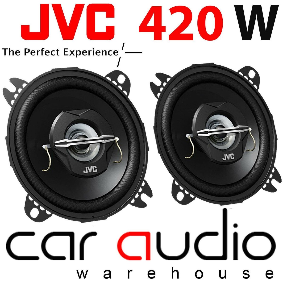 JVC CS-DR420 4 2-weg DRVN Serie Coaxiale Auto Luidsprekers JVC CS-DR420 4 2-weg DRVN Serie Coaxiale Auto Luidsprekers