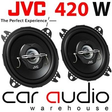JVC CS-J420X 4 10cm 2 Way 420 Watts Car Van Door Coaxial Speakers Pair