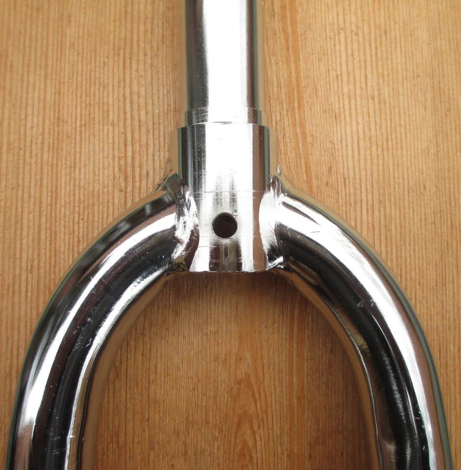 Fork 20 MX Uni Hi-Ten Steel Sunlite Chrome MX Threaded 1" X 100 x 22.2mm - Image 4 of 4