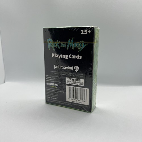 Rick And Morty Playing Cards Brand New & Sealed Game Cartoon Show 022 Poker - Picture 2 of 4
