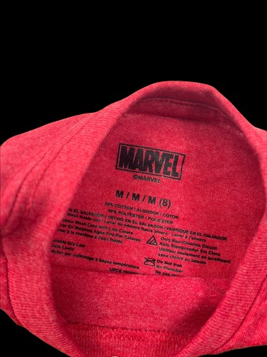 Fearless Marvel Hero For Life Spider-Man Youth Boys Red S/S T-shirt Sz Medium 8 - Picture 4 of 4