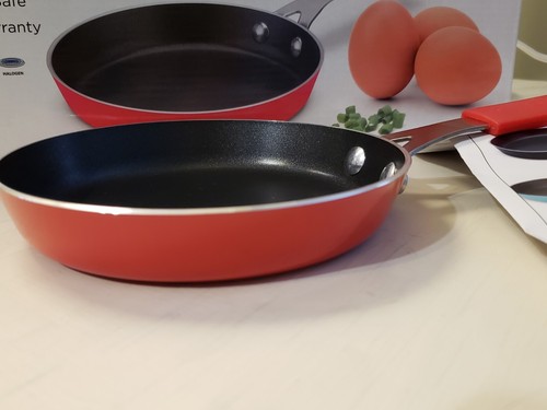 CUISINART Mini PADELLA ANTIADERENTE CLASSICA 14 cm rossa nuova con scatola - Foto 3 di 8