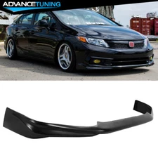 Fits 2012 Honda Civic Sedan MD Style Front Bumper Lip Spoiler Unpainted- PU