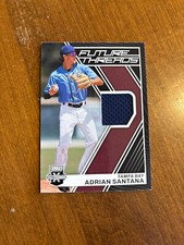 Adrian Santana 2023 Panini Elite Future Threads Jersey FT-AS Tampa Bay Rays