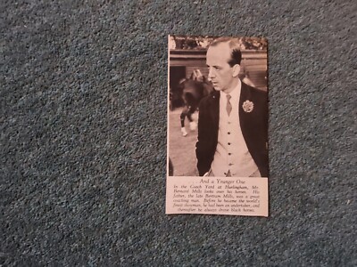 F1z Ephemera 1939 Picture Coaching Club Mr Bernard Mills