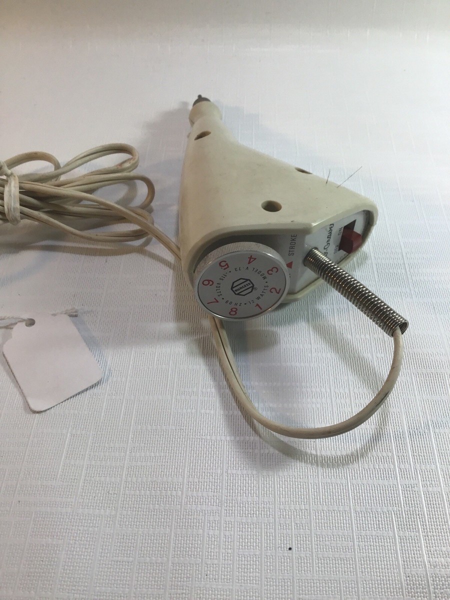 🔴 VTG BURGESS Model V-74 Vibro-Graver Electric Engraver 115