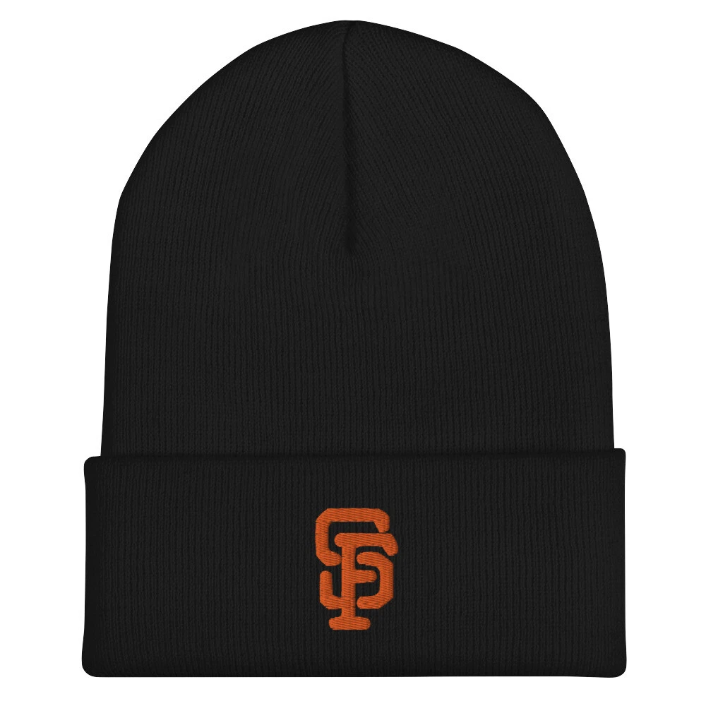 San Francisco Giants Retro Minimalist Design Embroidered Baseball Cuffed Beanie