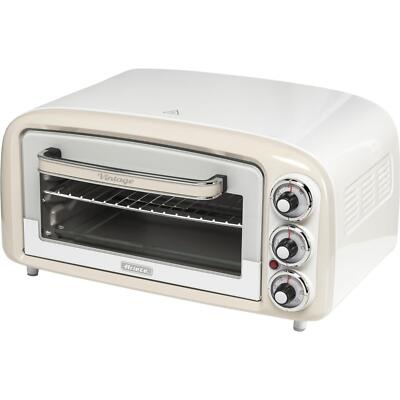 Ariete Vintage Mini-Ofen, beige Grill