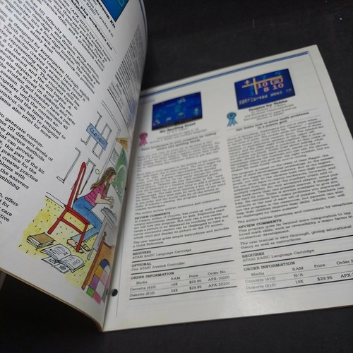 De colección Atari Catálogo de Computadoras INTERCAMBIO DE PROGRAMAS (APX) Producto Primavera 1983 - Imagen 2 de 4