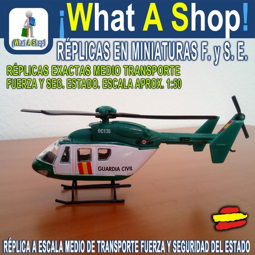 COCHE FURGÓN HELICÓPTERO DE POLICÍA GUARDIA CIVIL GRÚAS SERVICIO POSTAL RÉPLICAS - Imagen 8 de 11