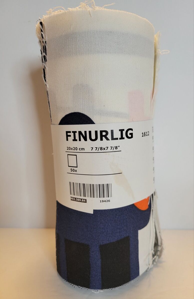 Ikea Finurlig Fabric Squares #1612 20cmx20cm or 7 7/8inx7 7 Ikea Finurlig Fabric Squares #1612 20cmx20cm or 7 7/8inx7 7