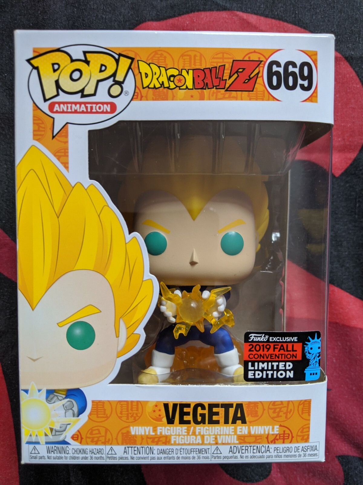 vegeta final flash funko pop