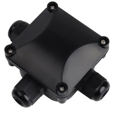 Waterproof Junction Box 3 Way Case For Electrical Cable Wire Connector Outdoor