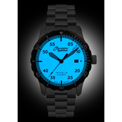 ZEPPELIN 7268M-5 Eurofighter Typhoon Reloj Automático, Esfera