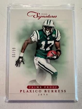 K57,658 - 2012 Prime Signatures Prime Proof Red #81 Plaxico Burress #/99