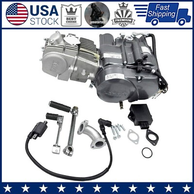 #ad 150cc Lifan Engine Motor Kit For Dirt Pit Bike Trail CT110 CT70 CT90 90cc 125cc $596.99