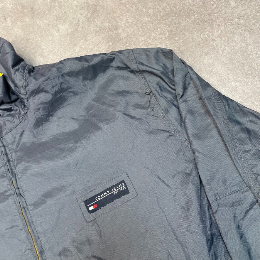Tommy Hilfiger Jeans Sailing Jacket Mens Full Zip Vintage Anorak, Green, Medium image 4