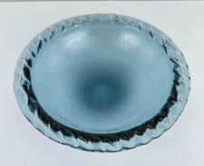 Fire & Light Recycled Glass 13" Seagrass Bowl Larkspur 1st Quality