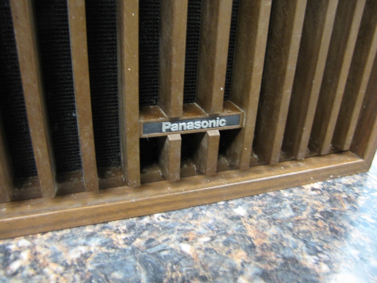 Vintage Panasonic 8840 Speaker 15W Japan Wood Speaker 17.5