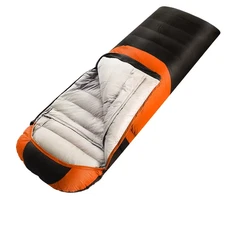 NNEOBA USB Heated Sleeping Bag 3-Stage Thermal Pad Orange