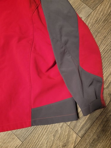 Staples Warm Logik Jacket Men XL Red Navy Color Block Streetwear Full Zip - Picture 5 of 7