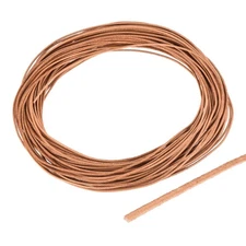 1mm Pale Brown Leather Cord, 20m(22 Yards) Leather Twine Leather Strings