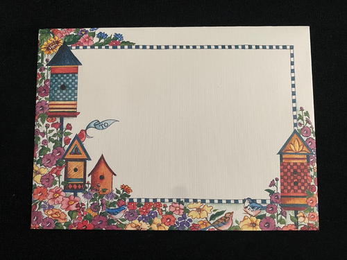 Vintage Main Street Press Boxed Stationery Set Birds & Flowers Ellen Stouffer - Picture 7 of 14