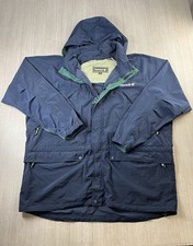 Timberland Jacke Vintage 90s Nylon Windbreaker XXL Navy Blau Weathergear Rugged