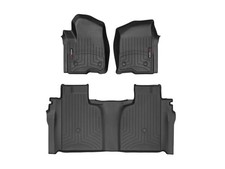 Weathertech Floorliner For 2019-2025 Chevrolet Silverado 1500 - Black Weathertech Floorliner For 2019-2025 Chevrolet Silverado 1500 - Black