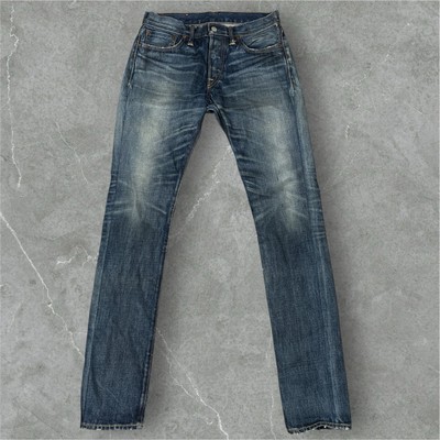 RRL Double RL Low Straight Selvedge Shuttle Woven Denim