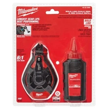 Milwaukee 48-22-3986 100-Ft Bold Line Chalk N Reel with 3-Oz Red Chalk