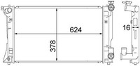 Mahle KüHler, MotorküHlung CR 1529 000S FüR Toyota