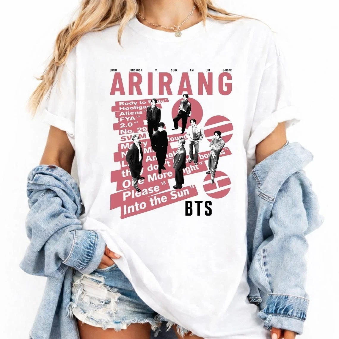 BTS Arirang World Tour Shirt Bangtan 2026 Concert Tee Merch Gift