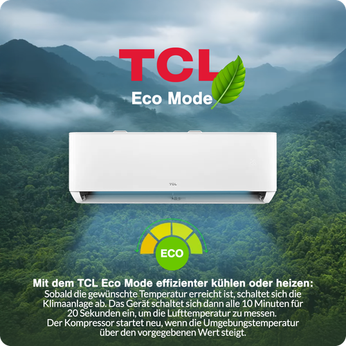 TCL T-Pro 12000 BTU R32 Split Klimaanlage 5m Leitung - Bild 8 von 8