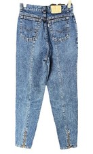 VTG 80  s Levi  s Women  s Jeans 26x28 Mom Zipper Ankle Made USA Orange Tab