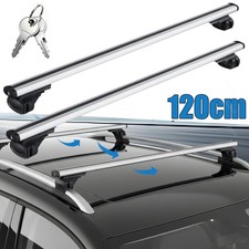 2x Dachträger Gepäckträger Universal Alu Relingträger Mit Sicherheitsschloss