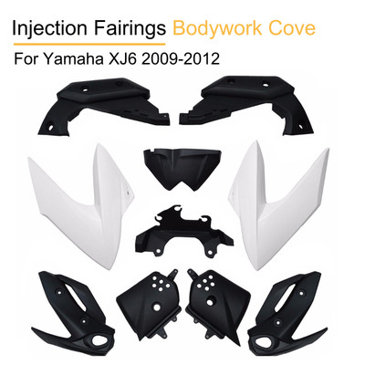 For Yamaha XJ6 Unpainted Injection Fairing Cover Kit ABS Plastic 2009-2012