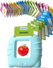 Talking Flash Cards for Toddlers Montessori Learning Toy Ages 1-4 Speech Educati