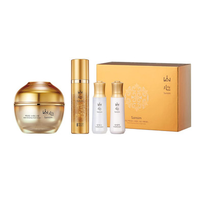 Wild Ginseng Snail Cream Set EGF Anti-Aging for Damaged Skin