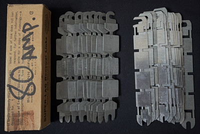 Mix lot of BUSS Super-Lag Renewal Links 10 LKS80 80A 600V ,12 R670 70A 600V