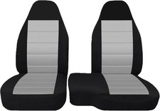 6040 High Back Bench Seat Cover Fit For Ford Ranger 2004-2012 Black Gray Po